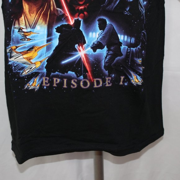 Vintage 90s Star Wars Episode 1 Graphic T Shirt - Picture 6 of 8
